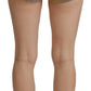 Dolce & Gabbana Gold Cotton Blend Glittered Hot Shorts