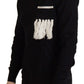 Dolce & Gabbana Black Cashmere Turtleneck Pullover Sweater