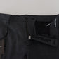 Dolce & Gabbana Gray Checked Cargo Trousers Stretch Pants
