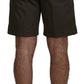 Dolce & Gabbana Green Chinos Cotton Casual Shorts