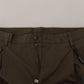 Dolce & Gabbana Green Chinos Cotton Casual Shorts