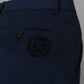 Dolce & Gabbana Blue Chinos Cotton Stretch Casual Shorts