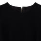 Dolce & Gabbana Black Dress Sheath Flare Viscose Dress