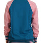 Dolce & Gabbana Blue Pink Queen Sequin Crystal Sweater