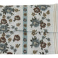 Dolce & Gabbana White Floral Cotton Pleated Elastic Ear Strap Face Mask