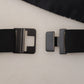 Dolce & Gabbana Black Polka Dot Wide Waist Men Belt Cummerband