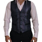 Dolce & Gabbana Multicolor Polyester Waistcoat Dress Formal Vest