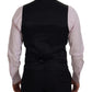 Dolce & Gabbana Multicolor Polyester Waistcoat Dress Formal Vest