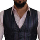 Dolce & Gabbana Multicolor Polyester Waistcoat Dress Formal Vest