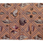 Dolce & Gabbana Blue Linen Seashell Pattern Mens Wrap Shawl Scarf