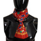 Dolce & Gabbana Multicolor DG Umbrellas Print Shawl Fringe Scarf