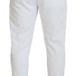 Dolce & Gabbana White Sport Logo Cotton Sweatpants Trousers Pants