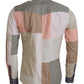 Dolce & Gabbana Multicolor Cotton Patchwork Slim Shirt