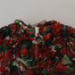 Dolce & Gabbana Multicolor Geranium A-line Knee Length Dress