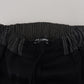Dolce & Gabbana Black Straight Fit Cotton Pants