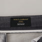 Dolce & Gabbana Gray Washed Skinny Men Denim Jeans