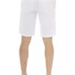 Baldinini Trend White Cotton Men Bermuda Short