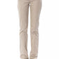BYBLOS Beige Cotton Women Pant
