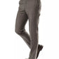 Uominitaliani Gray Wool Mens Suit Pant