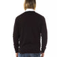 Uominitaliani Brown Merino Wool Men Sweater