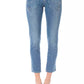 Ungaro Fever Light Blue Cotton Women Capri Jeans