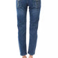 Ungaro Fever Light Blue Cotton Women Jeans