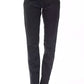 Ungaro Fever Blue Cotton Women's Regular Fit Pant