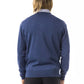 Uominitaliani Blue Merino Wool Men's Sweater