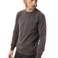 Uominitaliani Gray Merino Wool Men Sweater