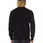 Uominitaliani Black Merino Wool Men's Sweater