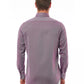 Bagutta Burgundy Cotton Men Shirt