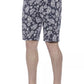 PT Torino Blue Cotton Men's Bermuda Shorts
