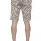 PT Torino Beige Cotton Men Bermuda Shorts