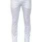PT Torino White Cotton Men Slim Trouser
