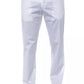 PT Torino White Cotton Men Trouser