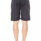 Verri Black Cotton Men's Casual Short