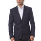 Verri Blue Virgin Wool Blazer