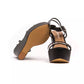 Péché Originel Black Polyethylene Women Sandal