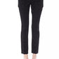 BYBLOS Black Marabou Women Pants
