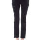 BYBLOS Black Marabou Women Pants