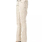 BYBLOS Beige Cotton Women Jeans
