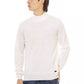 Baldinini Trend White Fabric Men's Turtleneck Sweater