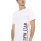 Bikkembergs White Cotton Men T-Shirt