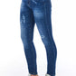 Frankie Morello Blue Other Fibres Women Jeans