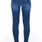 Frankie Morello Blue Other Fibres Women Jeans
