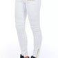 Frankie Morello White Cotton Women Jeans