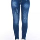 Frankie Morello Blue Other Fibres Women Jeans