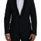 Dolce & Gabbana Black MARTINI Slim Fit Jacket Blazer