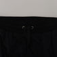Dolce & Gabbana Black DG Print Mens Jogger Pants