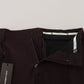 Dolce & Gabbana Brown Cotton Chino Men Pants